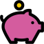 Piggy bank icon 64x64