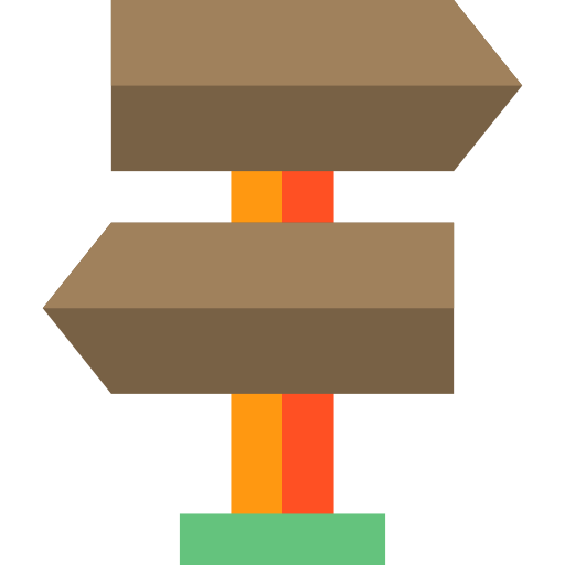 Direction sign icône