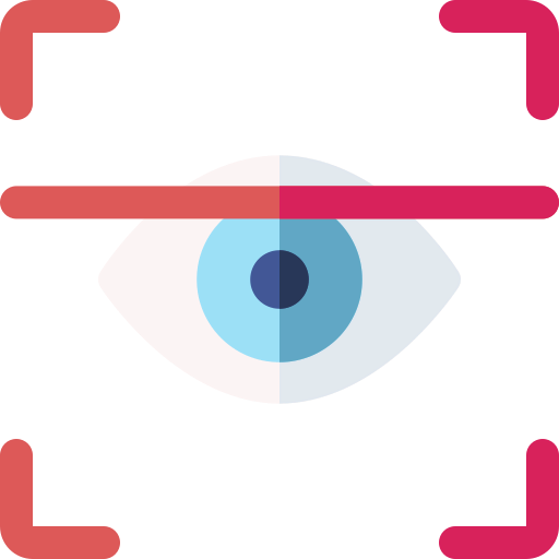 Eye recognition icon