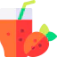 Strawberry juice icon 64x64