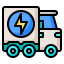 Electric bus icon 64x64