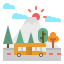 School bus biểu tượng 64x64