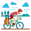 Cyclist icon 64x64