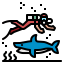 Scuba diving icon 64x64