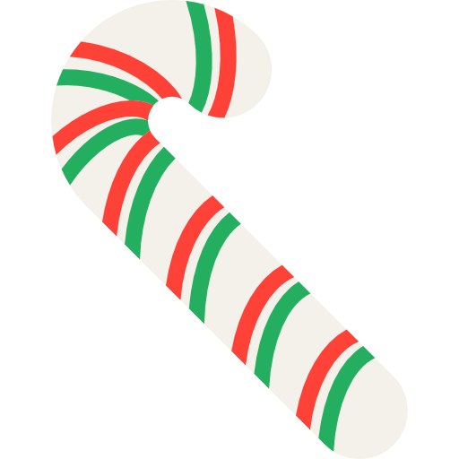 Candy cane icon