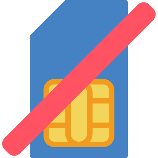 No sim card icon