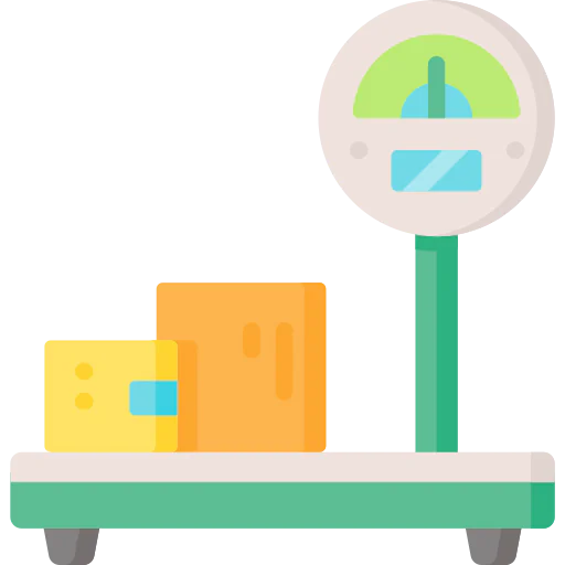 Weighing scale icon