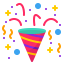 Party popper icon 64x64