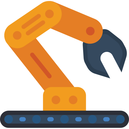 Robot arm icon