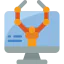 Robot arm icon 64x64