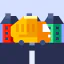 Garbage truck icon 64x64