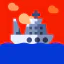 Fishing boat Symbol 64x64