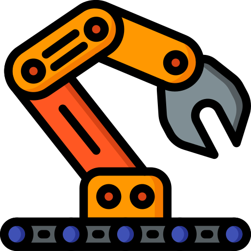 Robot arm icon