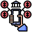 Mobile banking icon 64x64