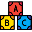 Abc block icon 64x64