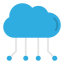 Cloud computing ícone 64x64