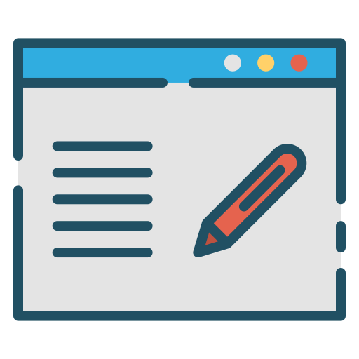 Content writing biểu tượng
