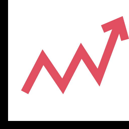 Line chart icon