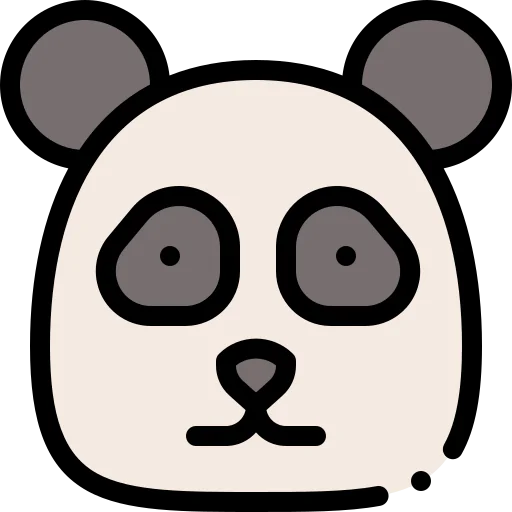 Panda bear icon