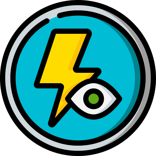 Red eye icon