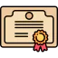 Graduation diploma icon 64x64