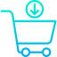 Shopping cart icon 64x64