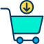 Shopping cart icon 64x64