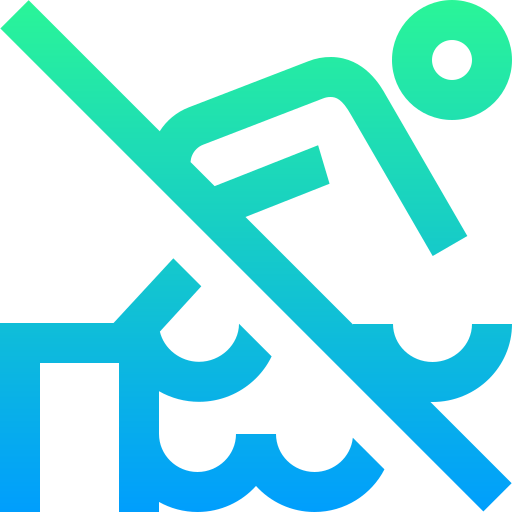 No diving icon