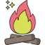 Campfire icon 64x64
