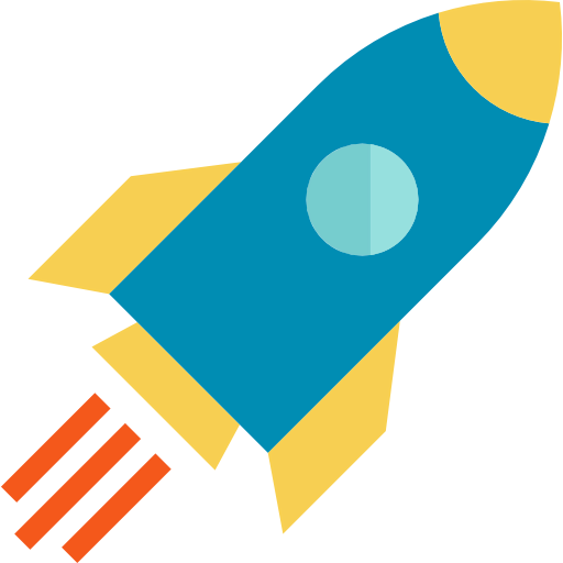 Rocket ship icon