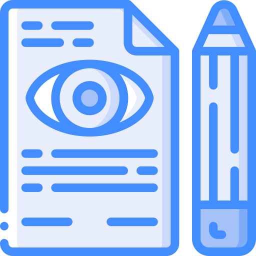 Eye test icon