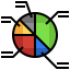 Pie chart Ikona 64x64