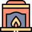Fireplace icon 64x64