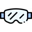 Ski goggles icon 64x64