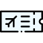 Plane ticket icon 64x64