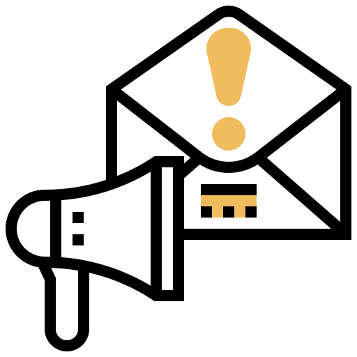 Spam alert icon
