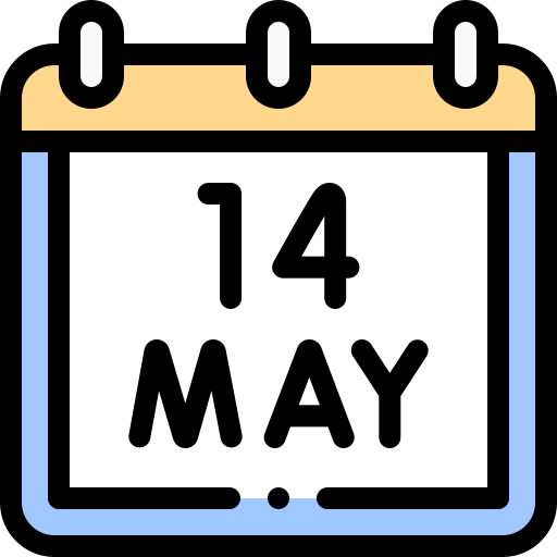 14th may biểu tượng