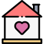 Happy house icon 64x64
