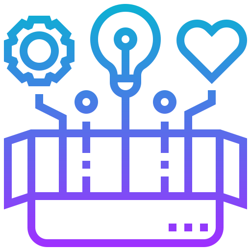 Think out of the box icon