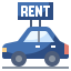 Car rental icon 64x64