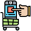 Online shopping Symbol 64x64