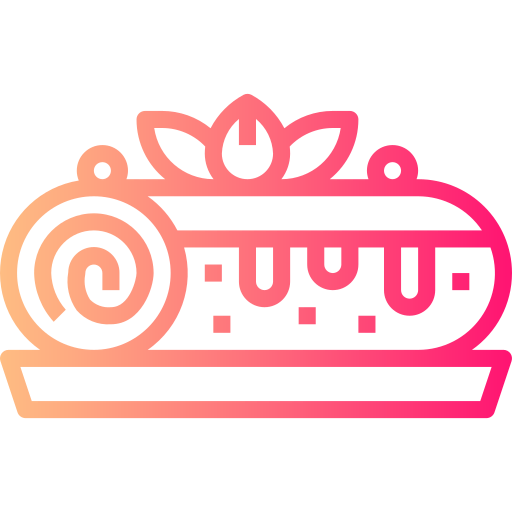 Roll cake icon