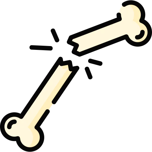 Broken bone icon