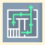 Evacuation plan 图标 64x64