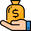 Money bag icon 64x64