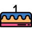 Birthday cake icon 64x64
