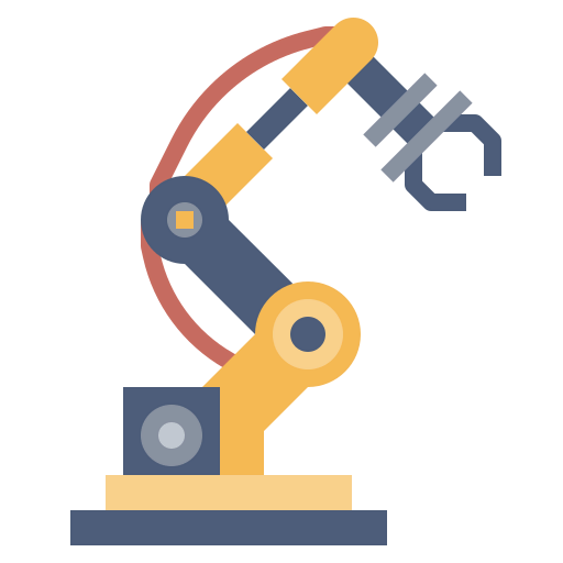 Robotic arm icon