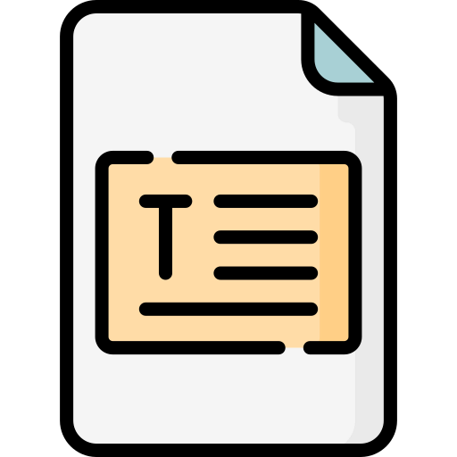 Text Ikona