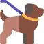 Dog walking icon 64x64