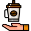 Hot coffee icon 64x64